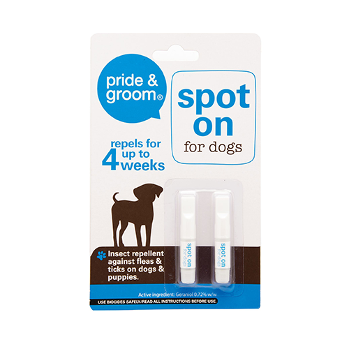 Pride & Groom Spot On For Dogs & Puppies