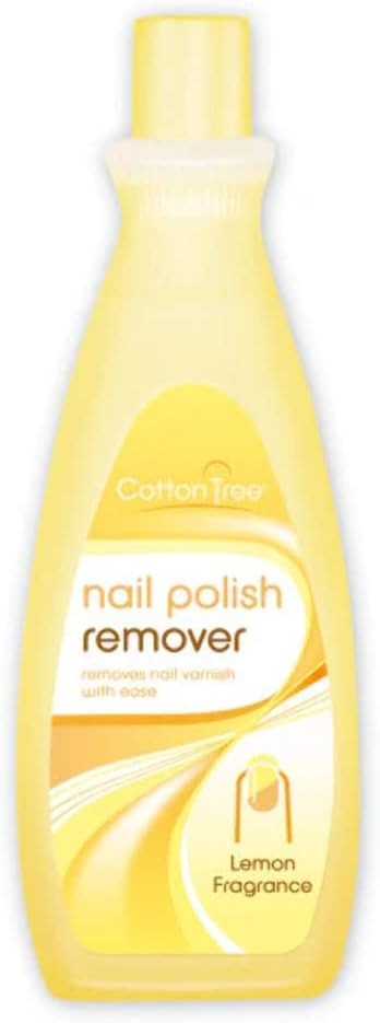 Cotton Tree nail polish remover with lemon scent 295 ml