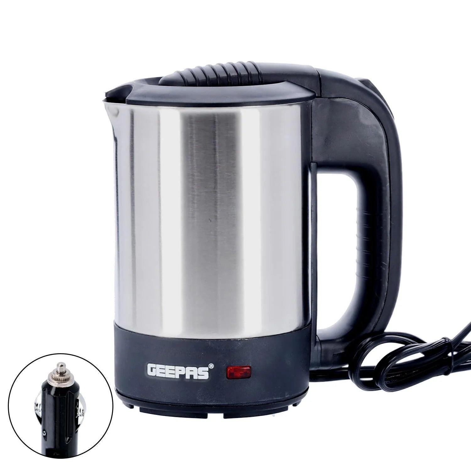 GK38041 - 12V Stainless Steel Portable Car and Truck Kettle 500ml