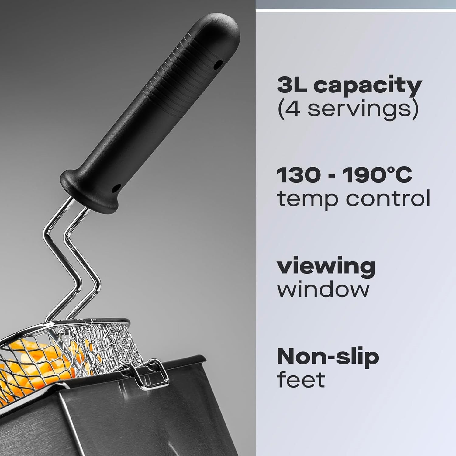 SDA1550GE - Daewoo 3L Deep Fat Fryer
