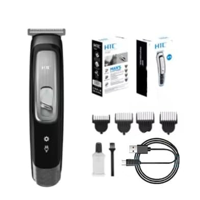 HTC AT-505 Rechargeable Hair Beard Trimmer for Men Trendy Styler HTC Trimmer Stainless Steel Sharp Blade Beard Shaver