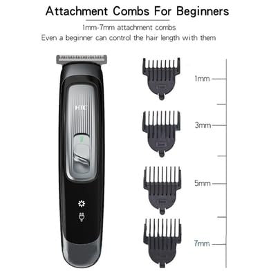 HTC AT-505 Rechargeable Hair Beard Trimmer for Men Trendy Styler HTC Trimmer Stainless Steel Sharp Blade Beard Shaver