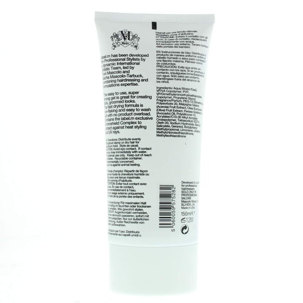 Label.m Extra Strong Gel 5.07 Oz (150 ml)