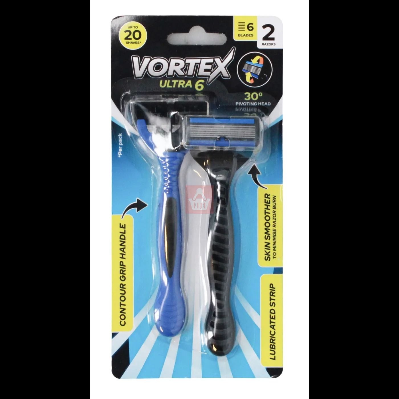 Vortex Ultra 6 Six Blades Razors - 2 Pcs