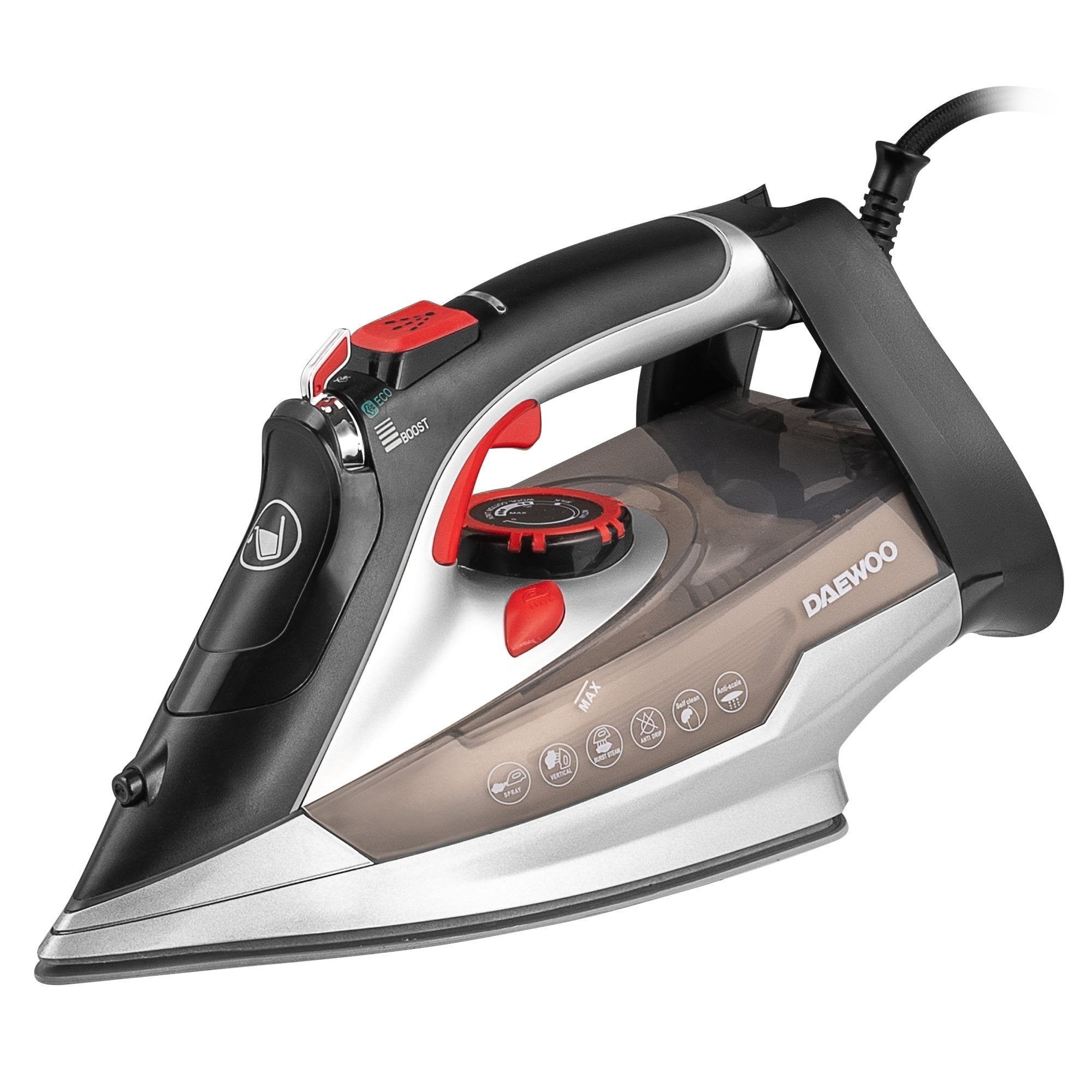 SDA1591GE - Daewoo 3000W Power-Glide Steam Iron