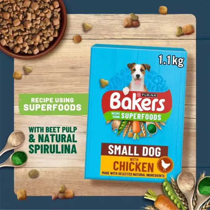 BAKERS Small Dog Beef with Vegetables Dry Dog Food