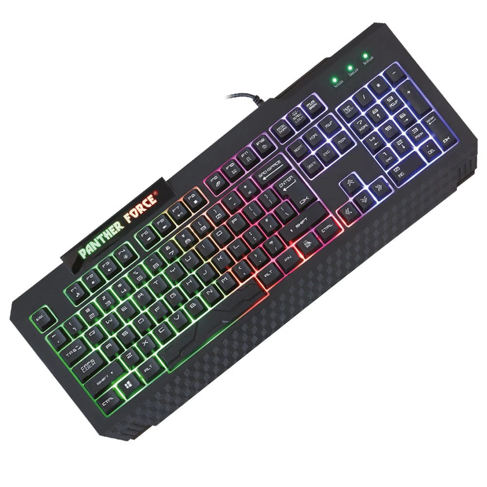 PF139 - Gaming Combo – RGB Keyboard & High-DPI Mouse Plug & Play