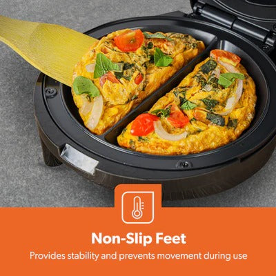 GOM36535 - 700W Stainless Steel Non-Stick Electric Omelette Maker