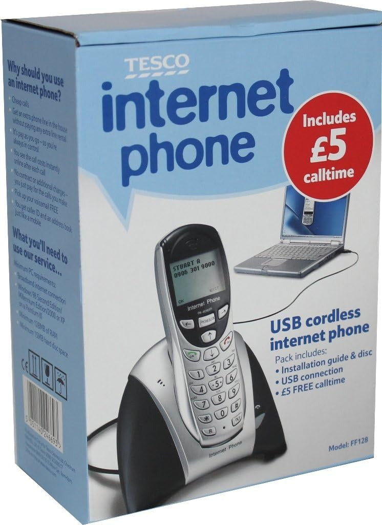 Tesco Wireless USB Phone for Internet/Landline/Skype