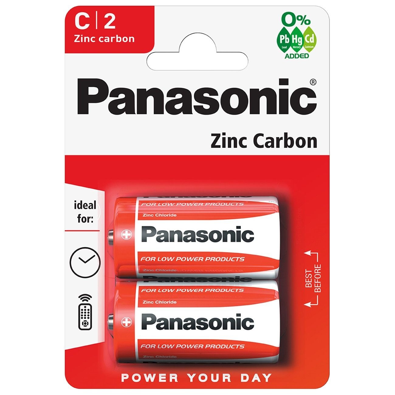 R20RZ/2BP Panasonic batteries D Zinc Carbon