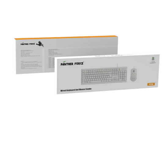 PF290 - Panther Force Wired Keyboard & Mouse Combo