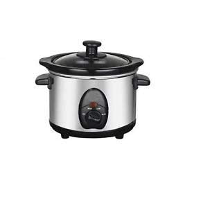 31419C - Elpine 1.5L 120w Stainless Steel Slow Cooker