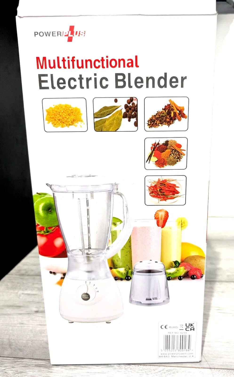 POWER PLUS - MULTIFUNCTIONAL ELECTRIC BLENDER 1.5L 550W