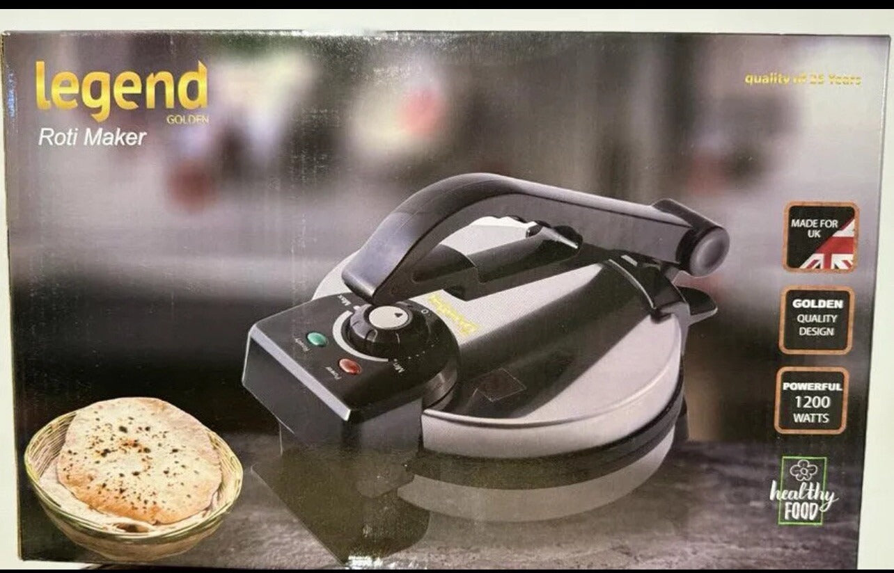 Electric Chapati Maker Flat Bread Naan Tortilla Fulka Roti Press Machine 1200W 8