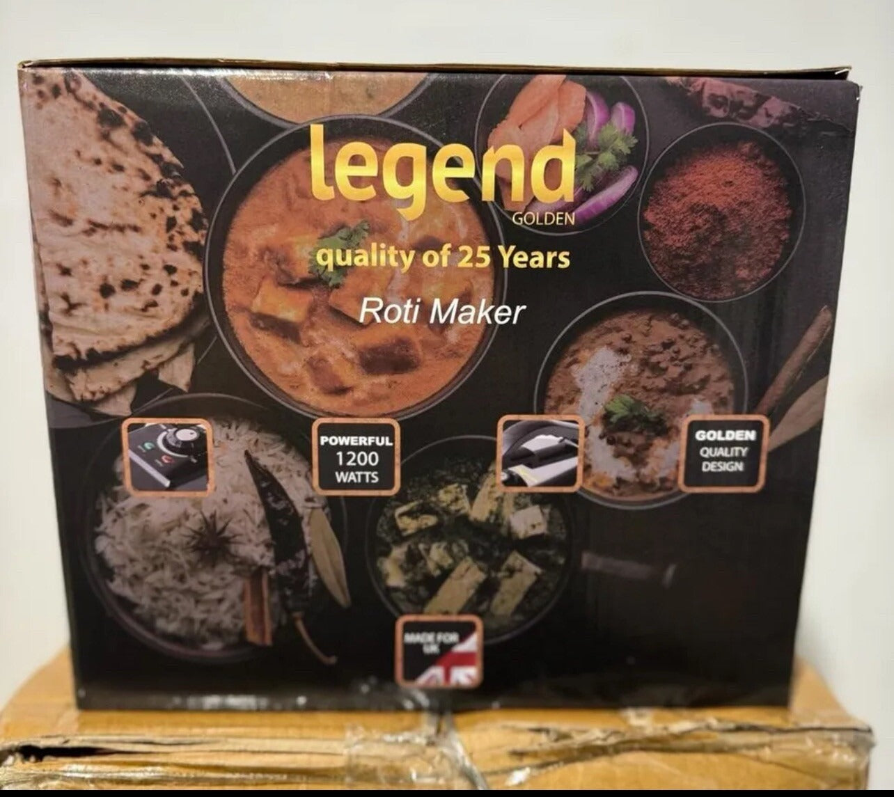 Electric Chapati Maker Flat Bread Naan Tortilla Fulka Roti Press Machine 1200W 8